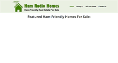 Desktop Screenshot of hamradiohomes.com